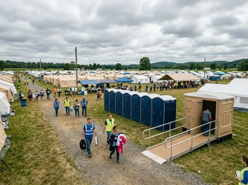 disaster-relief-camp-restrooms-010 — frequently asked questions, Dumpster & Portable Bathrooms Rental in Slippery Rock Unive…